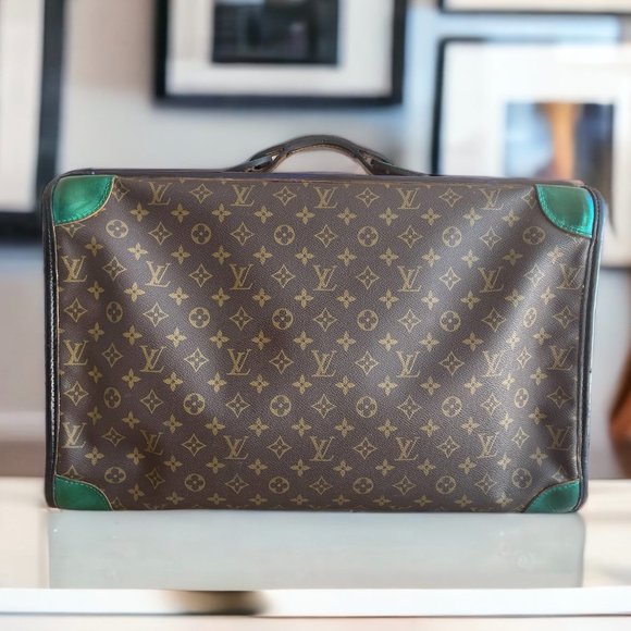 LOUIS VUITTON Authentic Custom Large Suitcase Vintage Artist 1 of a Kind Bag LV - Picture 7 of 15